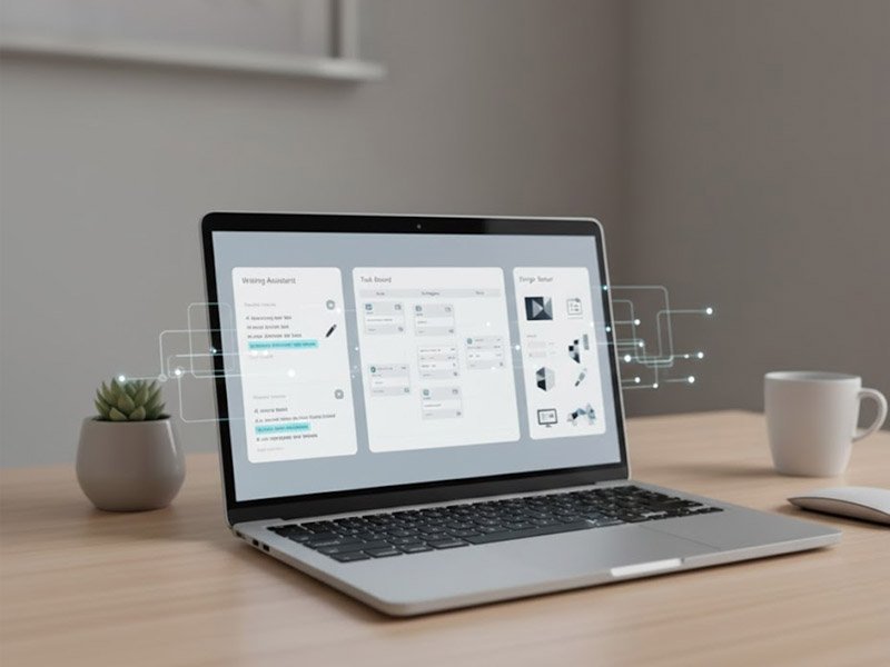 How AI tools save time by automating writing, design, and organization tasks
